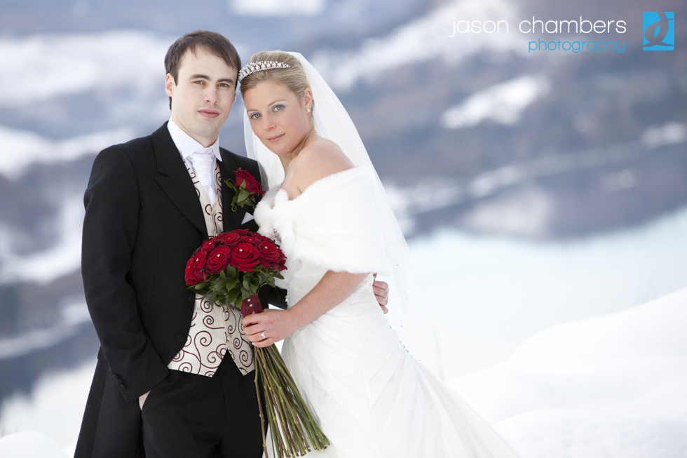 Lake District Wedding in the snow