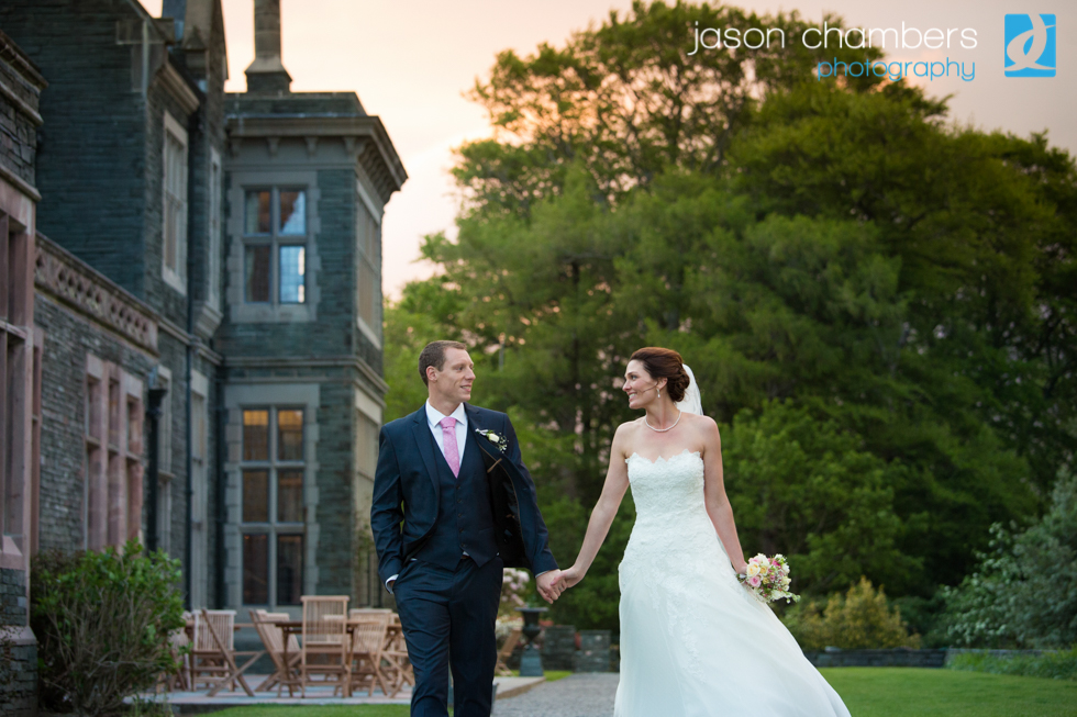 wedding photo from the Lingholm