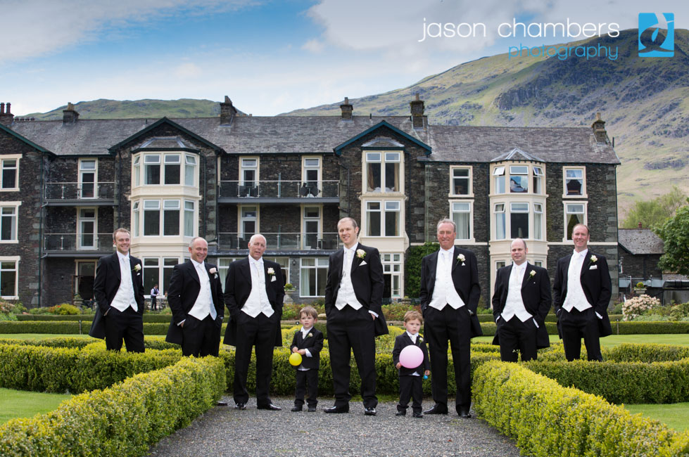 Groom and ushers