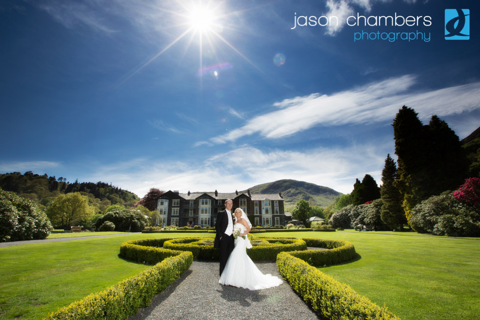 Bride and Groom wedding photographs - Lake District