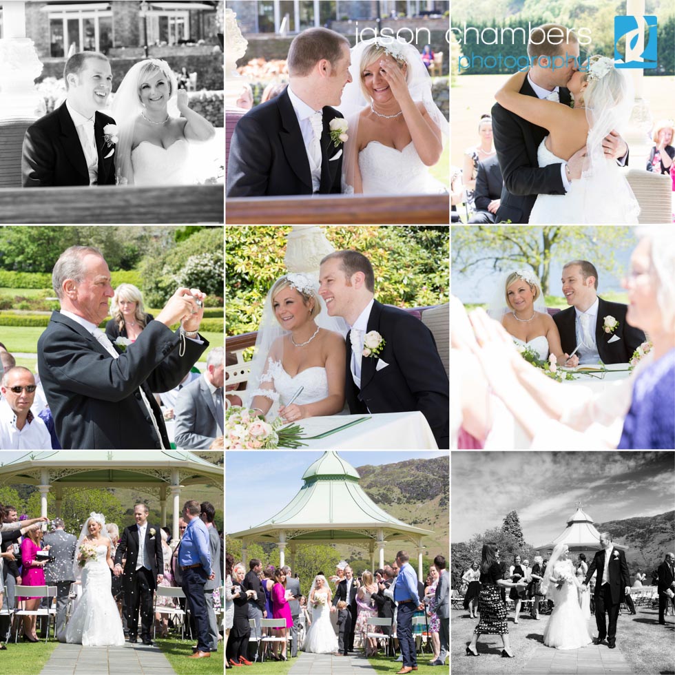 Outside wedding celebrations - Ullswater