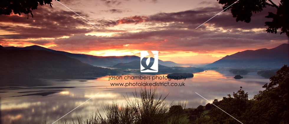 Derwent Water Sunset Photograph