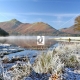 Frozen Derwent Water