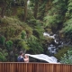 Lodore Falls with Bride and Groom