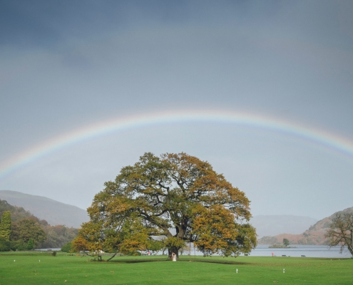 Rainbow wedding photographs for Sam and Liam