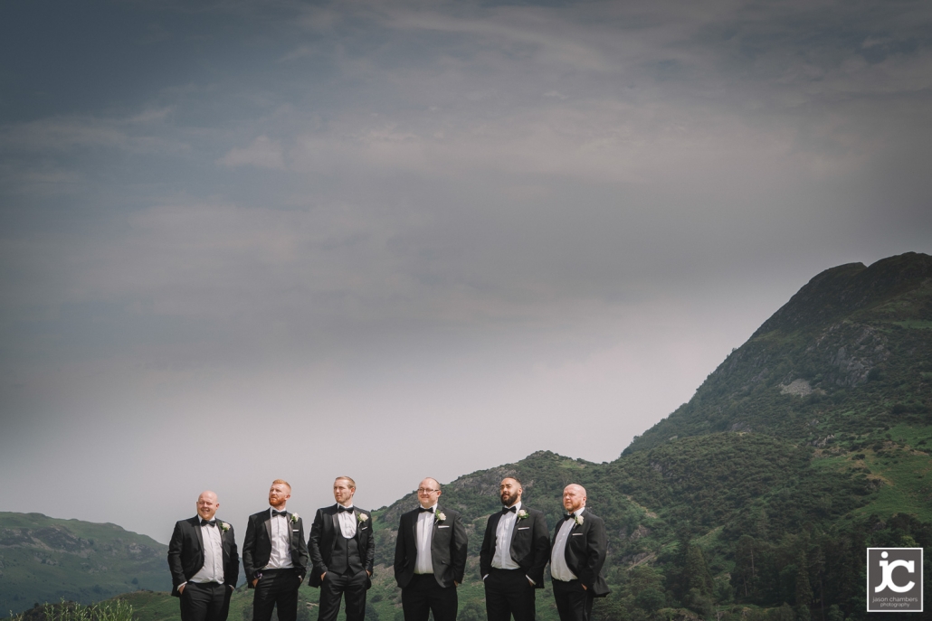 inn-on-the-lake-wedding-slideshow0010 Groom and groomsmen in the Lake District