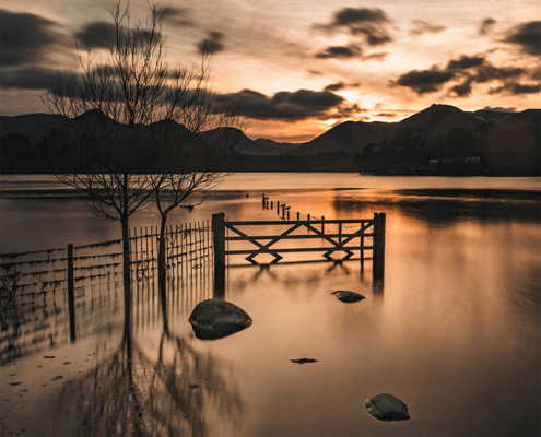 Derwentwater Sunset Photograph