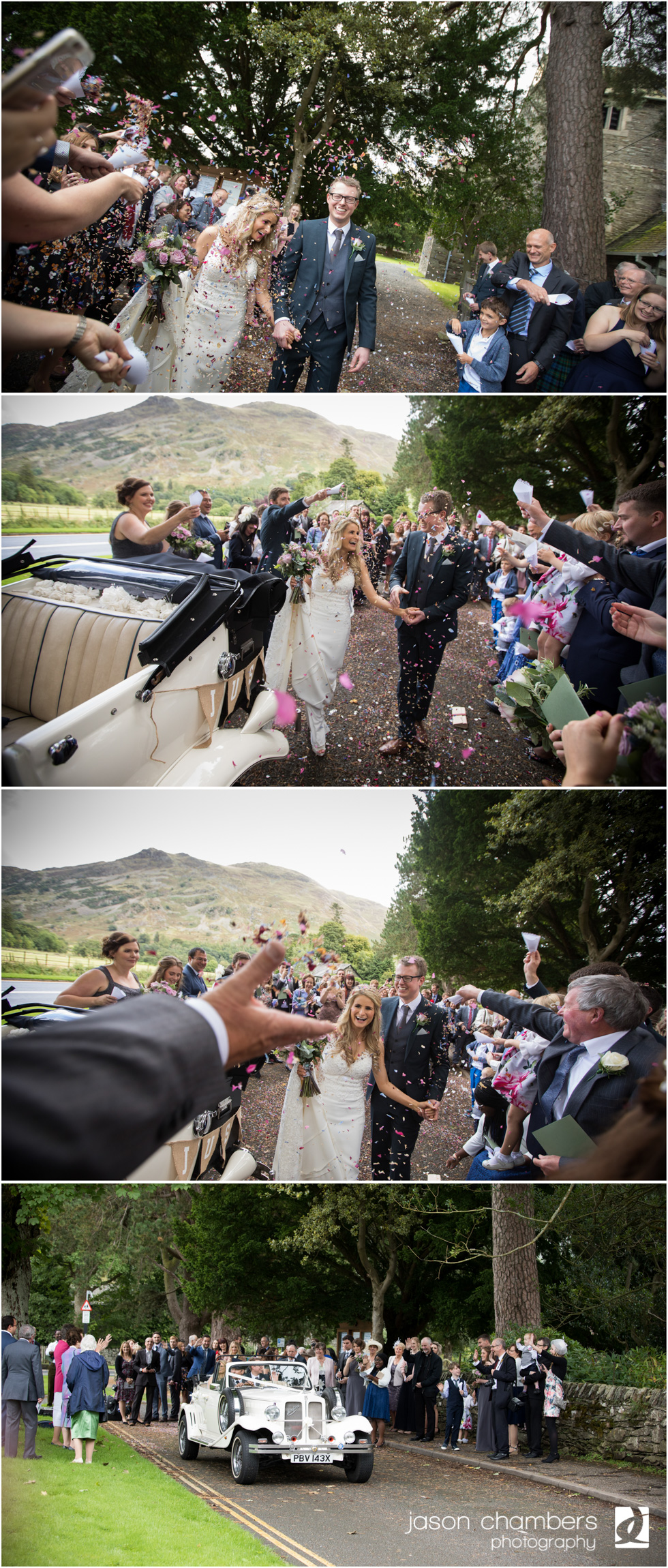 Confetti Photographs at St Patricks Church